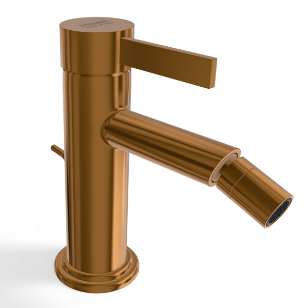 Смеситель для биде Remer Metrica MC20CU, медь брашированная PVD