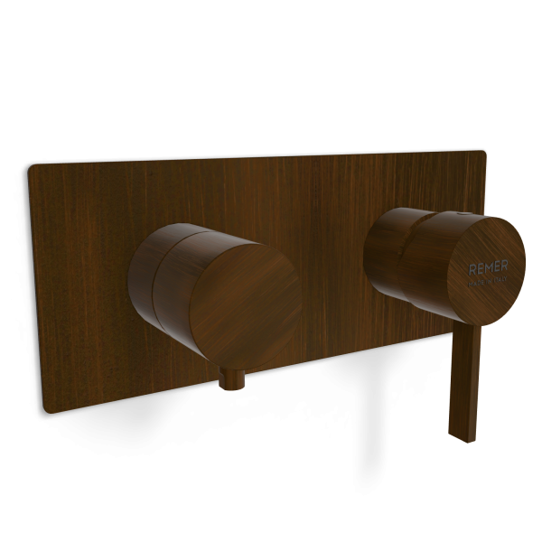 Смеситель для душа Remer Metrica MC93ZWBBR, бронза масляная