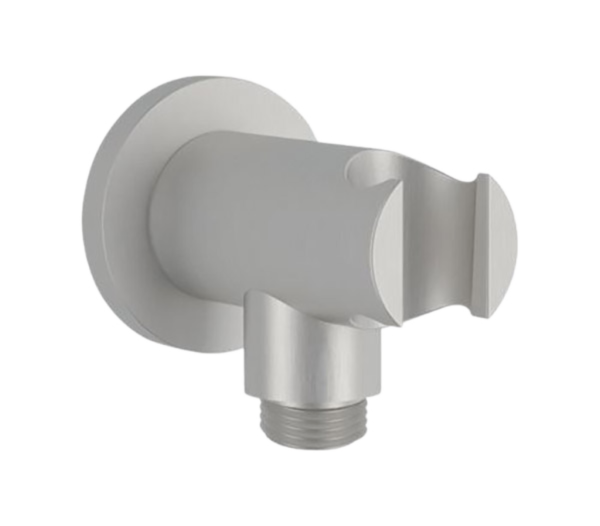 Держатель ручного душа с подключением шланга Remer INOX SS337M, нержавеющая сталь