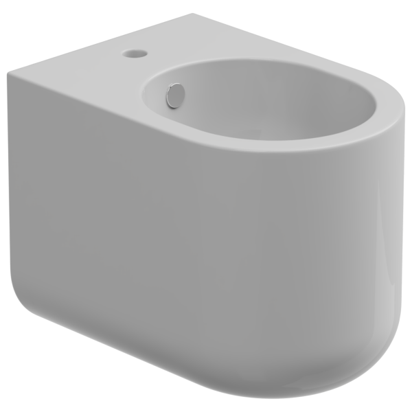 Биде приставное GSG Ceramic Design Petra PEBI01000, белый глянцевый