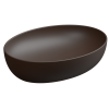 Раковина накладная 55x42 см GSG Ceramic Design Easy EALAVOV55035, Cacao Matt