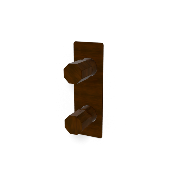 Смеситель для душа Remer Ottagono ON92WBBR, бронза масляная