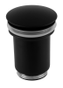 Донный клапан без перелива 1”1/4 Remer 904CC114NO, черный матовый