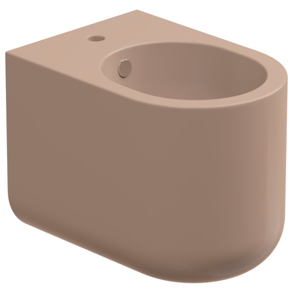 Биде приставное GSG Ceramic Design Petra PEBI01039, Rosa Glossy