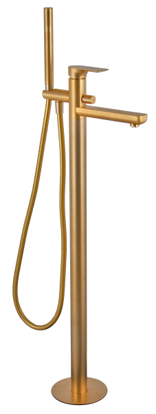 Смеситель для ванны Remer Infinity I08BG, золото брашированное