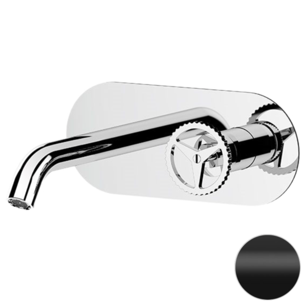 Смеситель для раковины Remer Chrono CH15WBNO, черный матовый