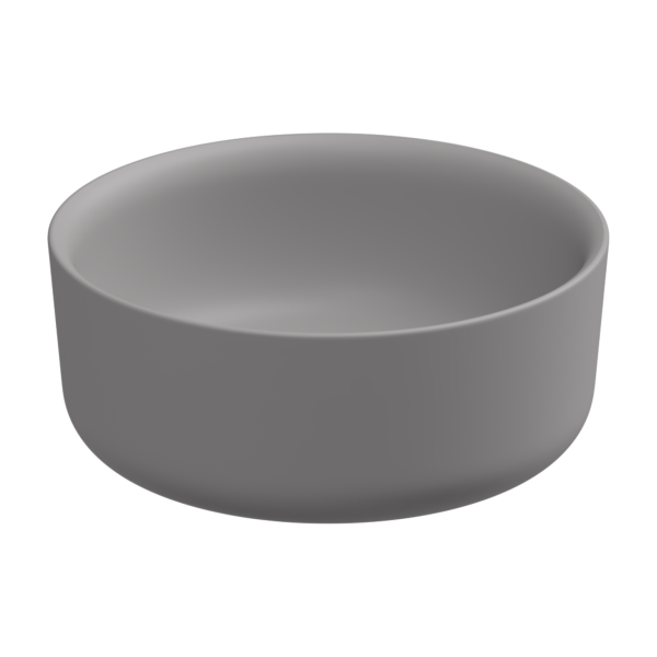 Раковина накладная 42 см GSG Ceramic Design Hit! HILAVRO42038, Fumo Matt