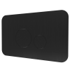Кнопка смыва Remer RB810GM, оружейная сталь PVD