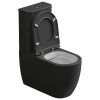 Чаша напольного унитаза биколор GSG Ceramic Design Like LKMBLBI000/003P, White/Black Matt