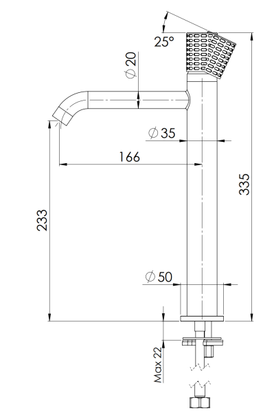 Смеситель для раковины Remer Celebrity CEC11LXLBG, золото брашированное