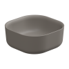 Раковина накладная 42 см GSG Ceramic Design Hit! HILAVQU42030, Cashmere Matt