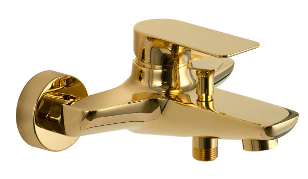 Смеситель для ванны Remer Infinity I05DO, золото глянцевое