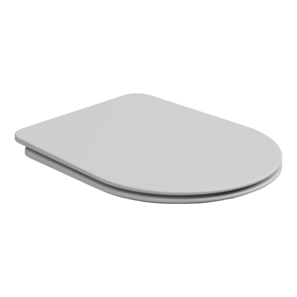 Крышка с сиденьем для подвесного унитаза с микролифтом GSG Ceramic Design Hit! HICOPRSLTICR000, белый глянцевый