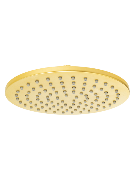 Верхний душ с шарнирным соединением 20 см Mariani B22STB0120, золото брашированное