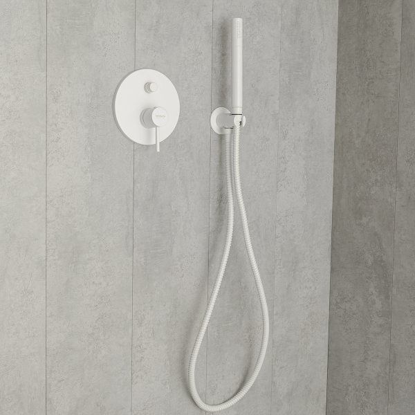 Смеситель для душа Mariani Next B37173NS, белый матовый