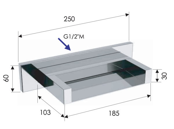 Излив настенный Remer 91ZC
