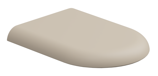 Крышка с сиденьем для подвесного унитаза с микролифтом GSG Ceramic Design Petra PECOPRTICR034, Sabbia Matt