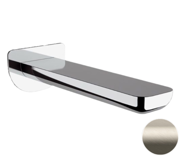 Излив настенный 18 см Remer Infinity 91IXV, сталь