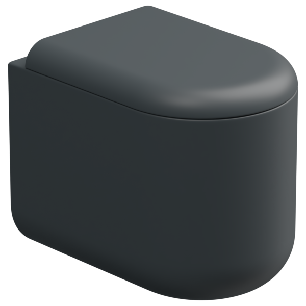 Чаша приставного унитаза Eco Clean (торнадо) GSG Ceramic Design PEWC01EC028, Ebano Matt