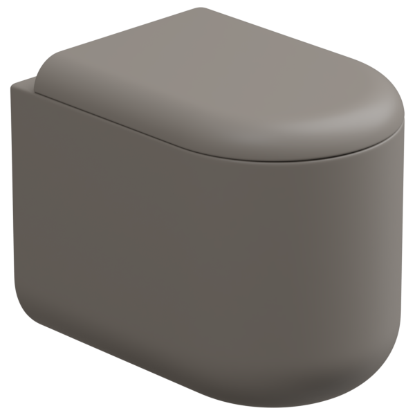 Чаша приставного унитаза Eco Clean (торнадо) GSG Ceramic Design PEWC01EC030, Cashmere Matt