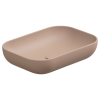 Раковина накладная 60x42 см GSG Ceramic Design Easy EALAVRE60032, Cipria Matt