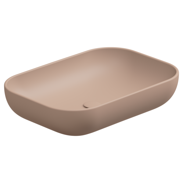 Раковина накладная 60x42 см GSG Ceramic Design Easy EALAVRE60032, Cipria Matt