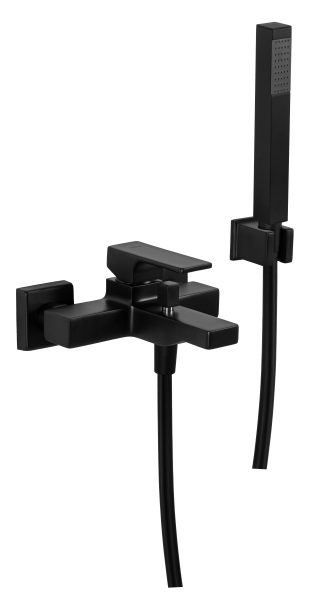 Смеситель для ванны Remer Absolute AU02NO, черный матовый