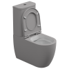 Чаша напольного унитаза биколор GSG Ceramic Design Like LKMBLBI000/038P, White/Fumo Matt