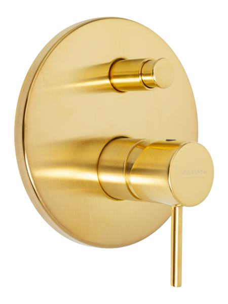 Смеситель для душа Mariani Next B22173NS, золото брашированное