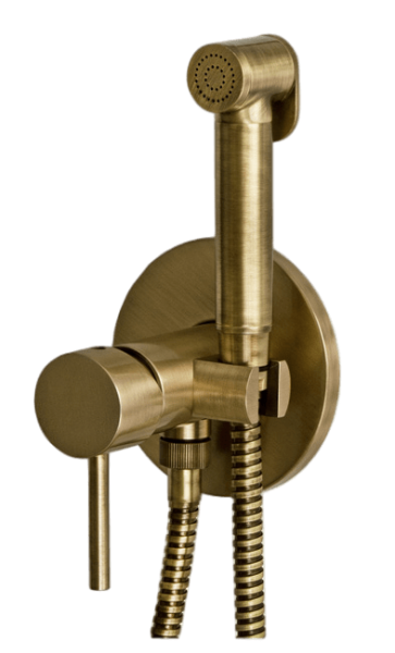 Гигиенический душ со смесителем Remer X Style X65WVO, латунь состаренная