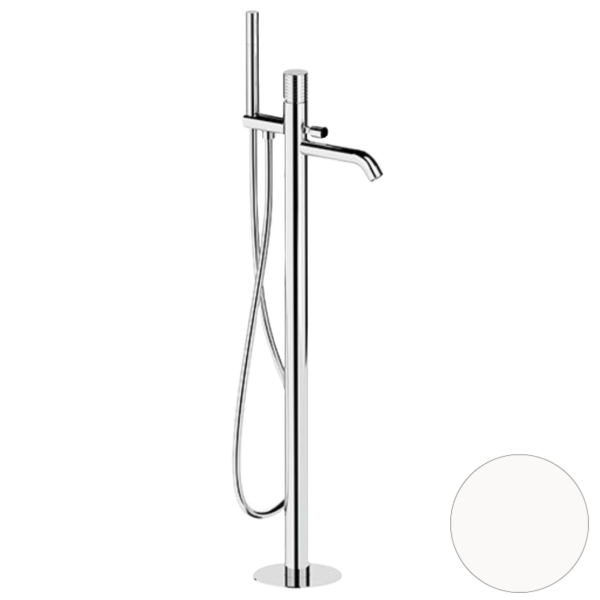 Смеситель для ванны Remer Celebrity CEC08BO, белый матовый