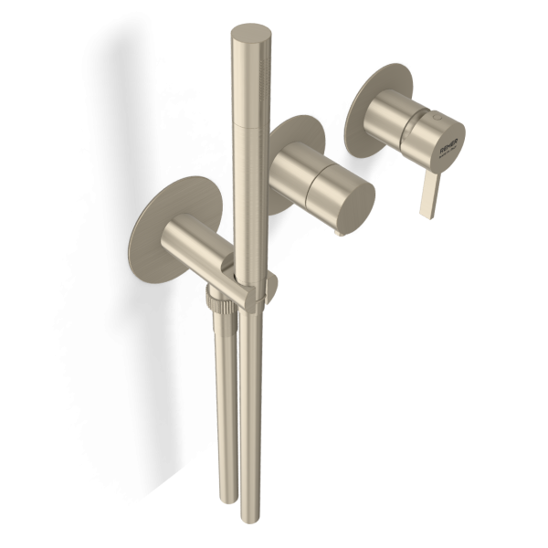 Смеситель для душа Remer Metrica MC97D3PWBXV, сталь