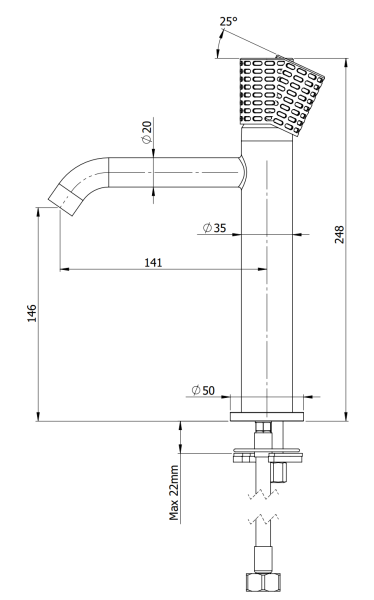 Смеситель для раковины Remer Celebrity CEC12A