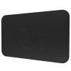 Кнопка смыва Remer RB810CFP, черный брашированный хром