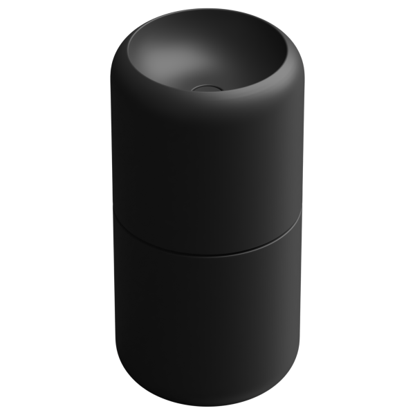 Раковина напольная 42 см GSG Ceramic Design Petra PELAVCOLFS003, черный матовый