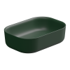 Раковина накладная 60x42 см GSG Ceramic Design Hit! HILAVRE60036, Smeraldo Matt