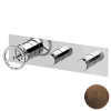 Смеситель для душа Remer Chrono CH98D2WBBR, бронза масляная