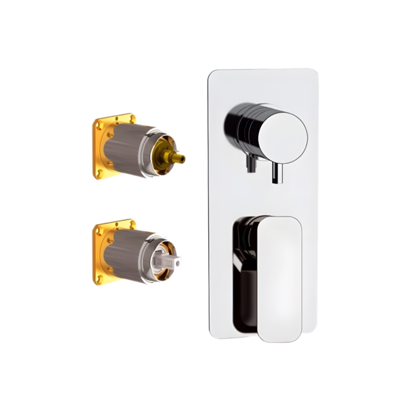 Смеситель для душа Daniel Tiara TA612D2KBCR