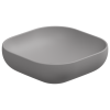 Раковина накладная 45 см GSG Ceramic Design Easy EALAVQU45038, Fumo Matt