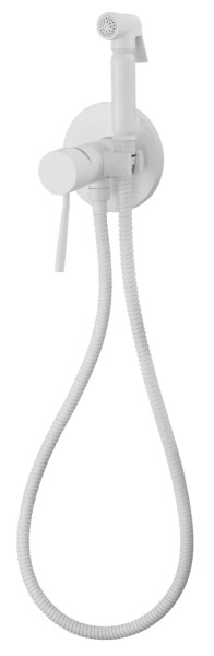 Гигиенический душ со смесителем Remer Minimal N65BO, белый матовый