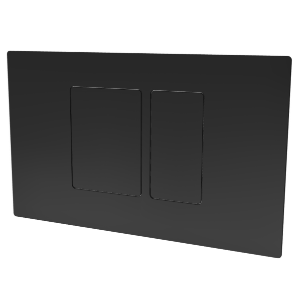 Кнопка смыва Remer RB820CFP, черный брашированный хром