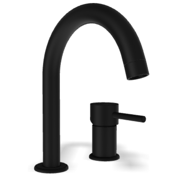 Смеситель для раковины Remer X Style X57NO, чёрный матовый