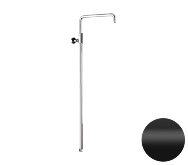 Душевая колонна телескопическая Remer 330A7DCESDEVNO, черный матовый