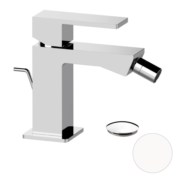 Смеситель для биде Mariani Rebel A37493RE12, белый матовый