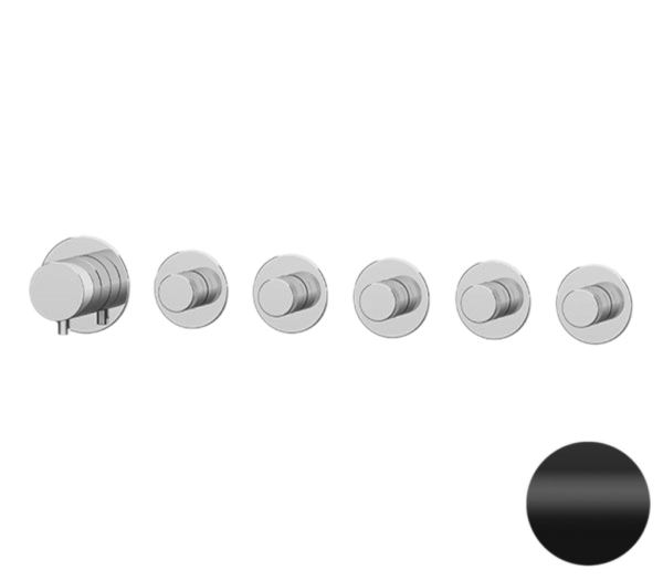 Смеситель для душа Remer X Style N98D5PNO, черный матовый