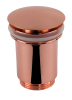 Донный клапан без перелива 1”1/4 Remer 904CC114RL, медь глянцевая