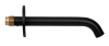 Излив настенный 16 см Remer X Style 91XNO, черный матовый