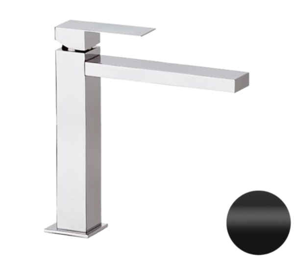 Смеситель для раковины Remer Q-Design QD11LNO, черный матовый