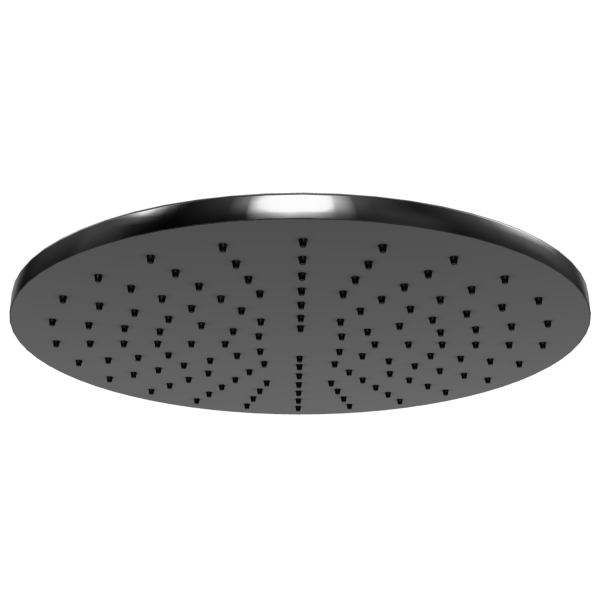 Верхний душ 30 см с шарнирным соединением Remer 359MM30CFPX, черный брашированный хром