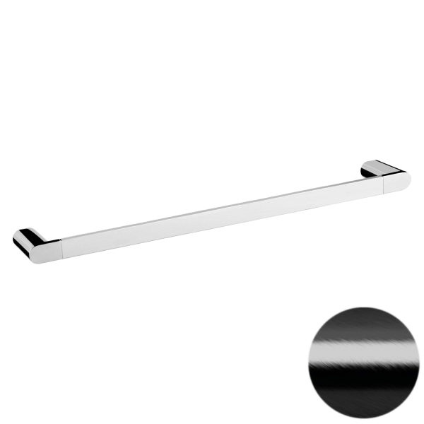 Полотенцедержатель Remer Lounge LN30CFP, черный брашированный хром